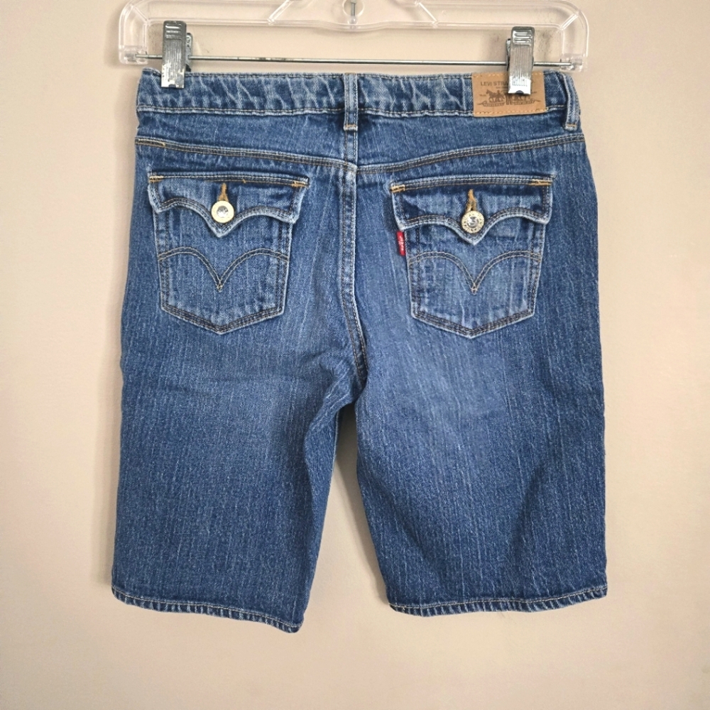 5 for $25  Levi Denim Shorts Cut Offs Kids Size 16 Girls Jean